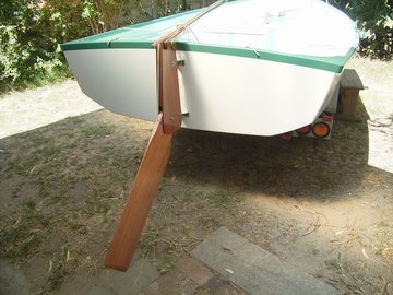 rudder fitted